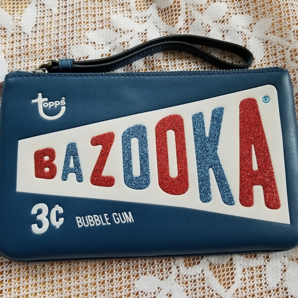 HP🎉Coach Topps Bazooka Bubble Gum Large Wristlet - Picture 6 of 7